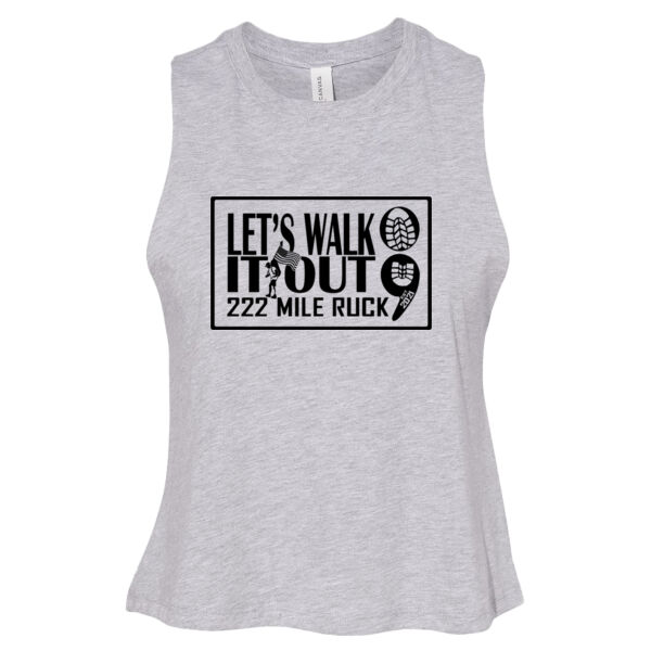 Let's Walk It Out Racerback Crop - Women's Thumbnail